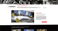 Desktop Screenshot of lemeridienparis.fr
